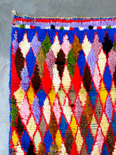 Load image into Gallery viewer, BOUCHEROUITE MOROCCAN RUG #581 - Vintage Handmade Carpet