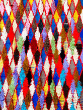 Load image into Gallery viewer, BOUCHEROUITE MOROCCAN RUG #581 - Vintage Handmade Carpet