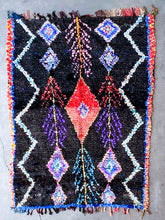 Load image into Gallery viewer, BOUCHEROUITE MOROCCAN RUG #573 - Vintage Handmade Carpet