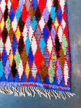 Load image into Gallery viewer, BOUCHEROUITE MOROCCAN RUG #581 - Vintage Handmade Carpet