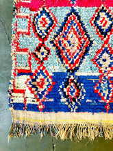 Load image into Gallery viewer, BOUCHEROUITE MOROCCAN RUNNER #224 - Vintage Handmade Carpet - On Sale!