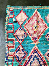 Load image into Gallery viewer, BOUCHEROUITE MOROCCAN RUNNER #224 - Vintage Handmade Carpet - On Sale!