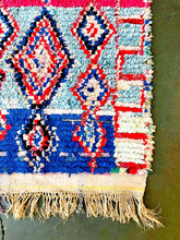 Load image into Gallery viewer, BOUCHEROUITE MOROCCAN RUNNER #224 - Vintage Handmade Carpet - On Sale!