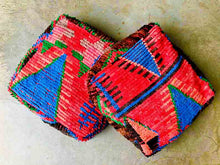 Load image into Gallery viewer, AZILAL MOROCCAN POUF #76 - Vintage Handmade Cushion