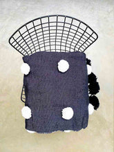 Load image into Gallery viewer, MOROCCAN Pom Pom Blanket #101