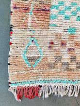 Load image into Gallery viewer, BOUJAD MOROCCAN RUNNER #570 - Vintage Handmade Carpet
