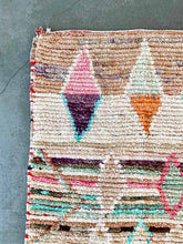 Load image into Gallery viewer, BOUJAD MOROCCAN RUNNER #570 - Vintage Handmade Carpet