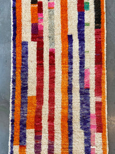 BOUJAD MOROCCAN RUNNER #646 - Handmade Carpet