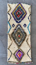Load image into Gallery viewer, AZILAL MOROCCAN RUNNER #659 - Vintage Handmade Carpet
