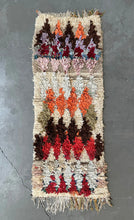 Load image into Gallery viewer, AZILAL MOROCCAN RUNNER #647 - Vintage Handmade Carpet
