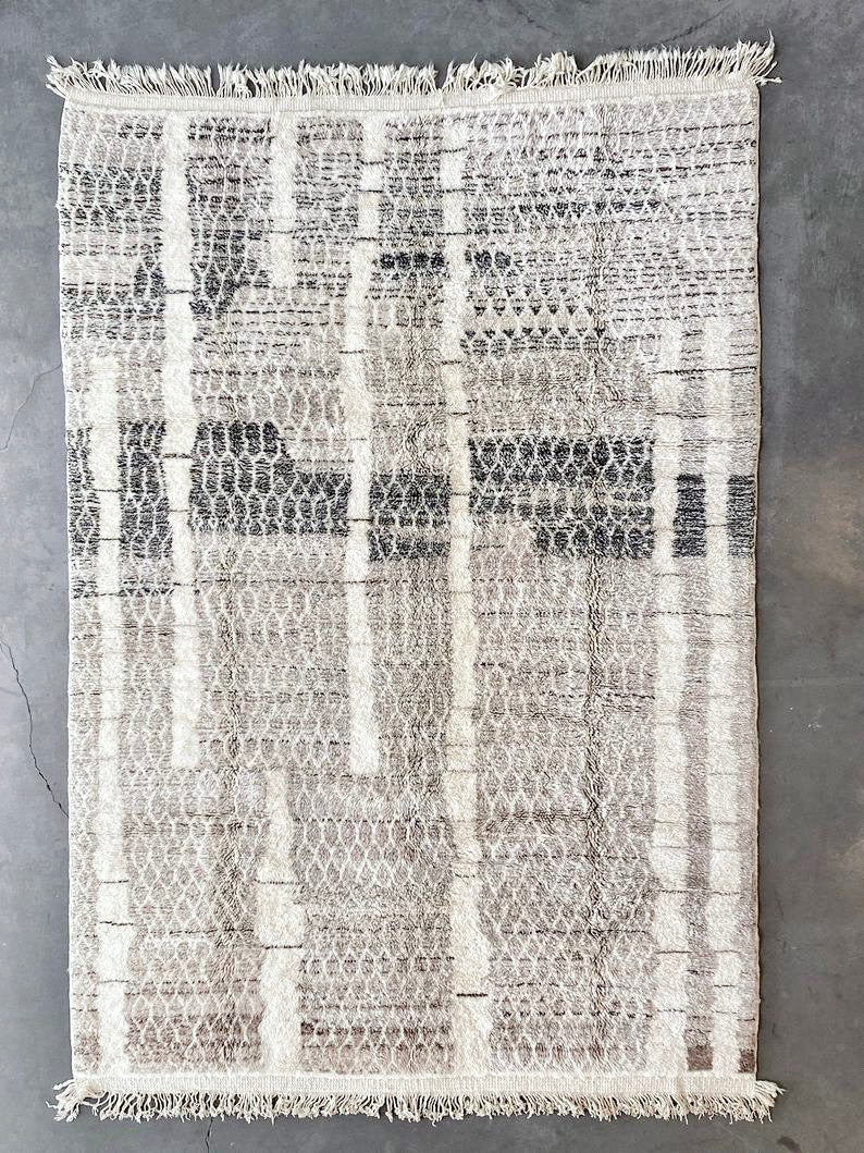 BENI OURAIN MOROCCAN #600 - Handmade Carpet