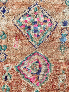 AZILAL MOROCCAN RUG #576 - Vintage Handmade Carpet