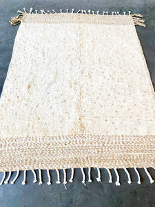 BENI OURAIN MOROCCAN #609 - Vintage Handmade Carpet