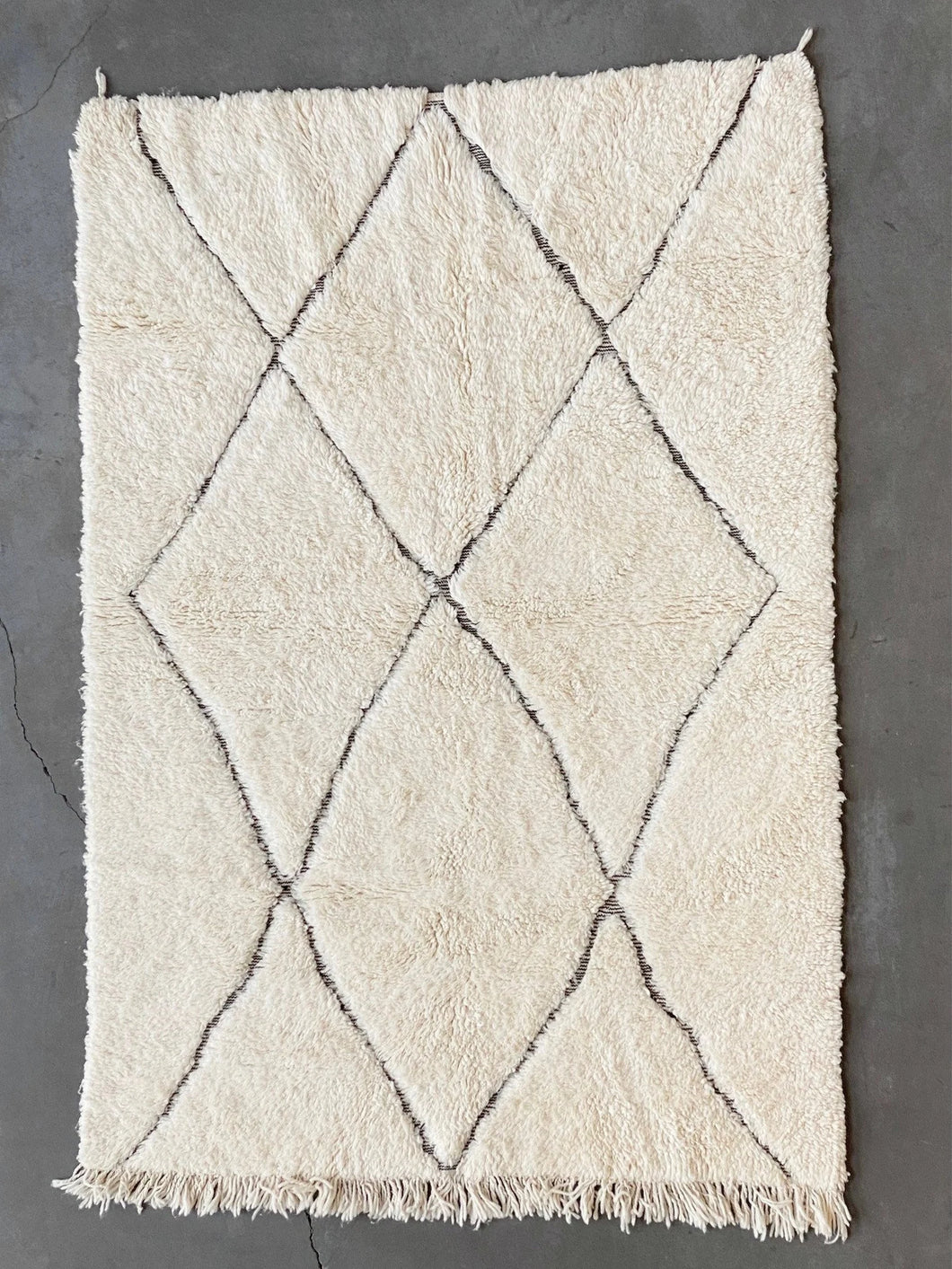 BENI OURAIN MOROCCAN #616 - Handmade Carpet