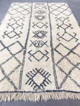 Load image into Gallery viewer, BENI OURAIN MOROCCAN - Vintage Handmade Carpet - On Sale!
