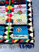 Load image into Gallery viewer, BOUCHEROUITE MOROCCAN RUG #210 - Vintage Handmade Carpet
