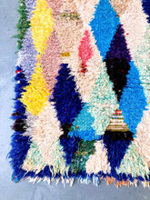 Load image into Gallery viewer, BOUCHEROUITE MOROCCAN RUNNER #305 - Vintage Handmade Carpet
