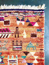 Load image into Gallery viewer, BOUJAD MOROCCAN RUNNER #321 - Vintage Handmade Carpet
