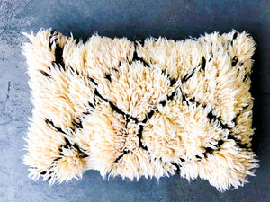 BENI OURAIN MOROCCAN PILLOW #13 - Vintage Handmade Cushion