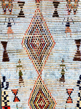 Load image into Gallery viewer, BOUCHEROUITE MOROCCAN RUNNER #236 - Vintage Handmade Carpet
