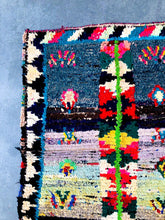 Load image into Gallery viewer, BOUCHEROUITE MOROCCAN RUG #210 - Vintage Handmade Carpet
