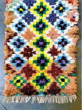 Load image into Gallery viewer, BOUCHEROUITE MOROCCAN RUG #247 - Vintage Handmade Carpet
