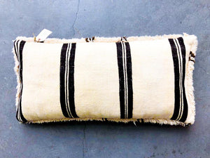 BENI OURAIN MOROCCAN PILLOW #237 - Vintage Handmade Cushion
