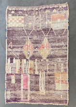 Load image into Gallery viewer, BOUJAD MOROCCAN RUG #513- Vintage Handmade Carpet

