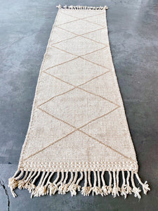 ZANAFI MOROCCAN RUNNER #522 - Vintage Handmade Carpet - On Sale!