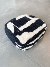 Load image into Gallery viewer, BENI OURAIN MOROCCAN Pouf #533 - Vintage Handmade Cushion
