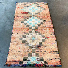 Load image into Gallery viewer, AZILAL MOROCCAN RUNNER #575 - Vintage Handmade Carpet
