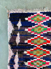 Load image into Gallery viewer, BOUCHEROUITE MOROCCAN RUNNER #579 - Vintage Handmade Carpet
