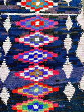 Load image into Gallery viewer, BOUCHEROUITE MOROCCAN RUNNER #579 - Vintage Handmade Carpet
