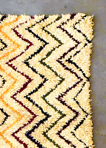 AZILAL MOROCCAN RUNNER #191 - Vintage Handmade Carpet - On Sale!