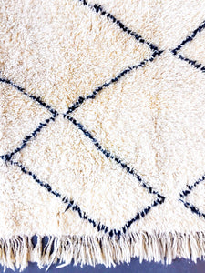 BENI OURAIN MOROCCAN RUG #5- Vintage Handmade Carpet