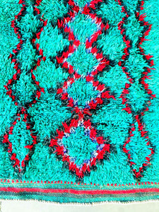 AZILAL MOROCCAN RUG #95 - Vintage Handmade Carpet - On Sale!