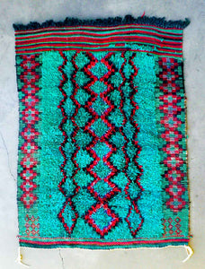 AZILAL MOROCCAN RUG #95 - Vintage Handmade Carpet - On Sale!