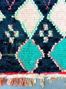 BOUCHEROUITE MOROCCAN RUG #2 - Vintage Handmade Carpet