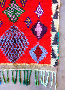 AZILAL MOROCCAN RUG #28 - Vintage Handmade Carpet