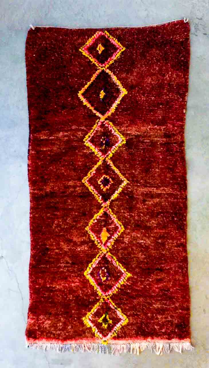 BOUJAD MOROCCAN RUG #86 - Vintage Handmade Carpet - On Sale!