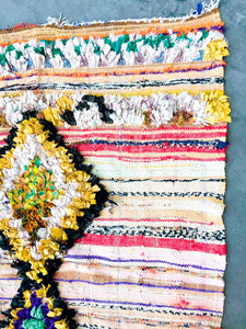 BOUCHEROUITE MOROCCAN RUG #6 - Vintage Handmade Carpet - On Sale!