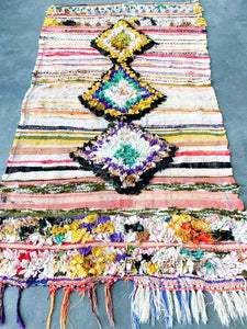 BOUCHEROUITE MOROCCAN RUG #6 - Vintage Handmade Carpet - On Sale!
