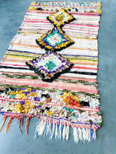 Load image into Gallery viewer, BOUCHEROUITE MOROCCAN RUG #6 - Vintage Handmade Carpet - On Sale!
