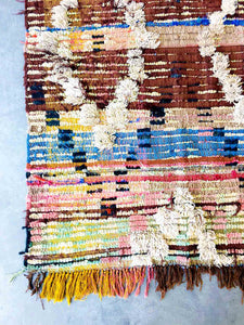 BOUCHEROUITE MOROCCAN RUG #102 - Vintage Handmade Carpet - On Sale!