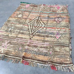AZILAL MOROCCAN RUG #101 - Vintage Handmade Carpet - On Sale!