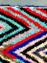 Load image into Gallery viewer, BOUCHEROUITE MOROCCAN RUG #233 - Vintage Handmade Carpet

