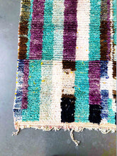 Load image into Gallery viewer, BOUJAD MOROCCAN RUNNER #320- Vintage Handmade Carpet
